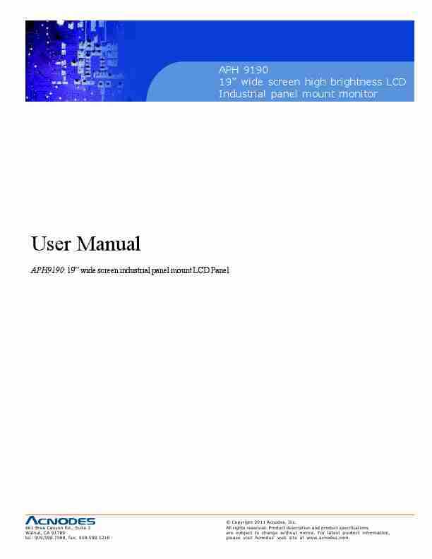 Acnodes Computer Monitor APH 9190-page_pdf